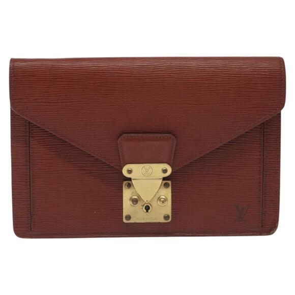 LOUIS VUITTON Epi Serie Dragonne Hand Bag Brown M52618 - Picture 13 of 16